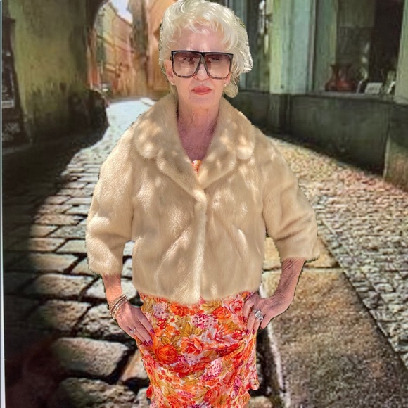 Jackets & Blazers - Classic Elegance Saga Mink Fur Stole Dinner Jacket